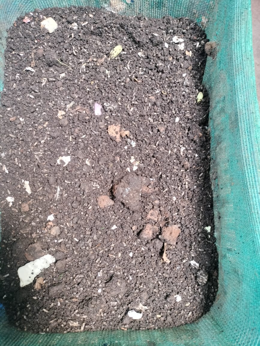 Finished compost ready for use